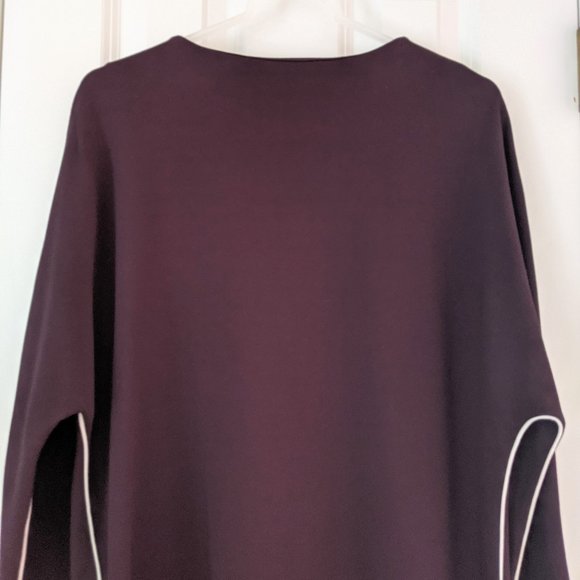 & other stories Plum 3/4 Sleeve Shift Dress, US 6 - Picture 4 of 7